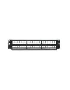 Phoenix patch panel vacio para rack de 48 puertos categoria 6 1u