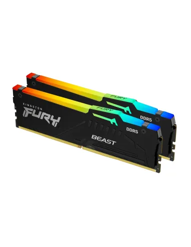 Kingston Technology FURY Beast 64GB 5600MT s DDR5 CL40 DIMM (Kits de 2) RGB