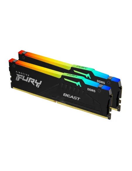 Kingston Technology FURY Beast 64GB 5600MT s DDR5 CL40 DIMM (Kits de 2) RGB