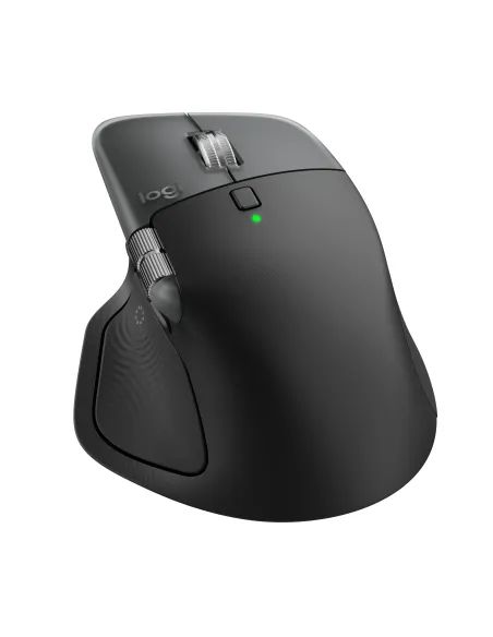 Logitech MX Master 4 for Mac, ratón Bluetooth ergonómico con respuesta háptica avanzada, desplazamiento ultrarrápido, carga