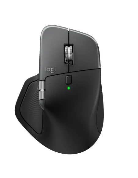 Logitech MX Master 4 for Mac, ratón Bluetooth ergonómico con respuesta háptica avanzada, desplazamiento ultrarrápido, carga