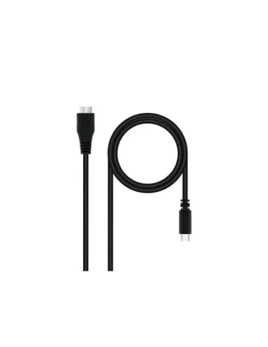 Nanocable Cable USB 3.0, USB-C/M-Micro B/M 1 m