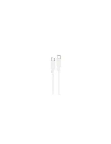 Cable USB 2.0 Tipo-C Nanocable 10.01.2301-L150-W/ USB Tipo-C Macho - USB Tipo-C Macho/ 480Mbps/ 1.5m/ Blanco