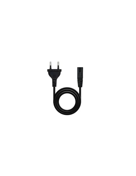 Cable Alimentación Forma 8 Nanocable 10.22.0402-L300/ CEE7/16 Macho - C7 Hembra/ 3m/ Negro