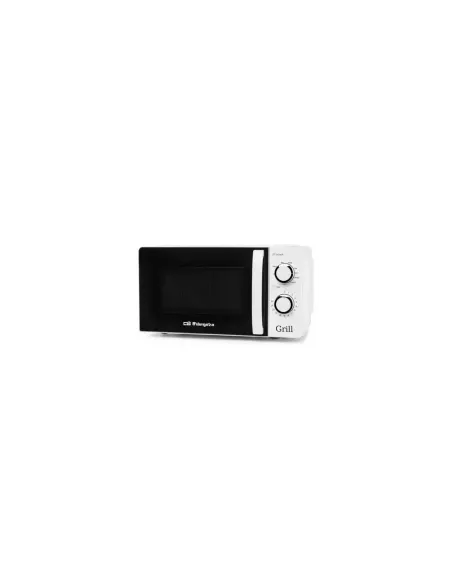 Microondas Orbegozo MIG 2130/ 700W/ Capacidad 20L/ Función Grill/ Blanco