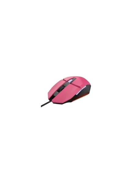 Ratón Gaming Trust Gaming GXT 109 Felox/ Hasta 6400 DPI/ Rosa