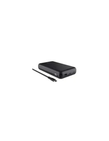 Batería Externa/Powerbank Trust Laro 20000mAh/ 100W/ Negra/ Compatible con Portátiles