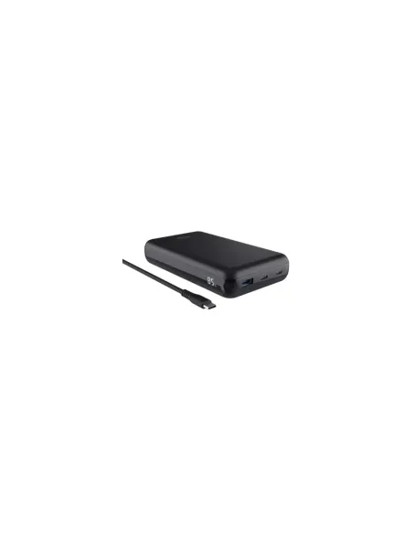 Batería Externa/Powerbank Trust Laro 20000mAh/ 100W/ Negra/ Compatible con Portátiles