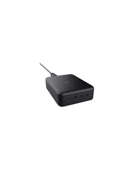 Cargador de Pared GaN Trust Maxo/ 4xUSB Tipo-C/ 240W/ Automático/ Voltaje 5-20V