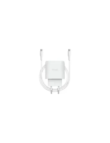 Cargador de Pared GaN Trust Maxo 45W/ 1xUSB Tipo-C/ Incluye Cable USB Tipo-C/ 45W