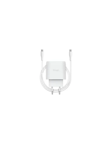 Cargador de Pared GaN Trust Maxo 45W/ 1xUSB Tipo-C/ Incluye Cable USB Tipo-C/ 45W