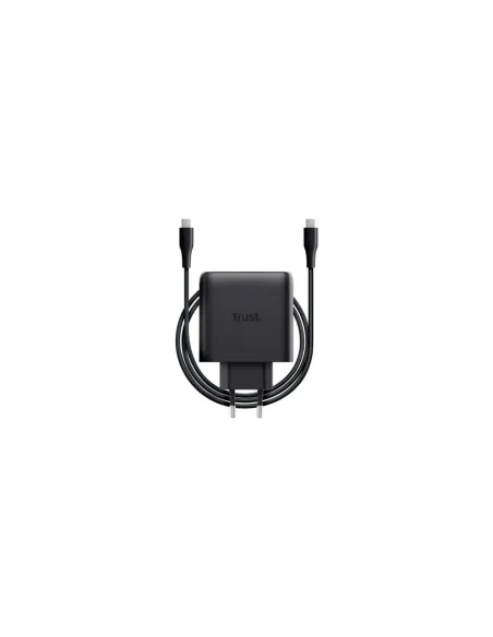Cargador de Pared GaN Trust Maxo 65W/ 1xUSB Tipo-C/ Incluye Cable USB Tipo-C/ 65W