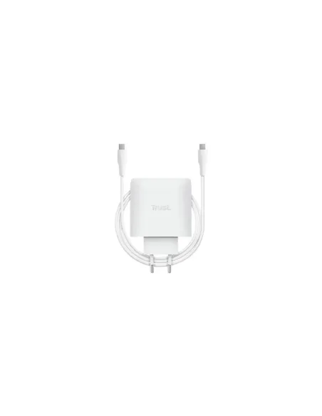 Cargador de Pared GaN Trust Maxo 65W/ 1xUSB Tipo-C/ Incluye Cable USB Tipo-C/ 65W