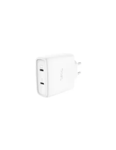 Cargador de Pared GaN Trust Maxo 65W 25526/ 2xUSB Tipo-C/ Incluye Cable USB Tipo-C/ 65W