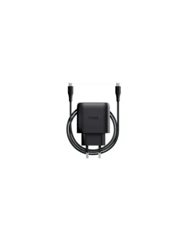 Cargador de Pared GaN Trust Maxo 45W Compatible con Samsung/ 1xUSB Tipo-C/ Incluye Cable USB Tipo-C/ 45W