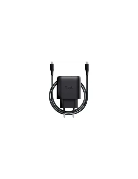 Cargador de Pared GaN Trust Maxo 45W Compatible con Samsung/ 1xUSB Tipo-C/ Incluye Cable USB Tipo-C/ 45W