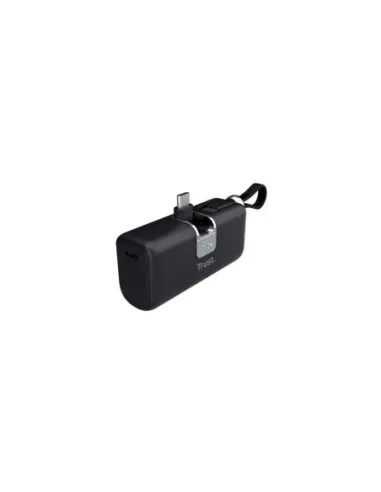 Powerbank 5000mAh Trust Pacto 26104/ 18W/ Negra