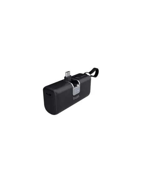 Powerbank 5000mAh Trust Pacto 26104/ 18W/ Negra