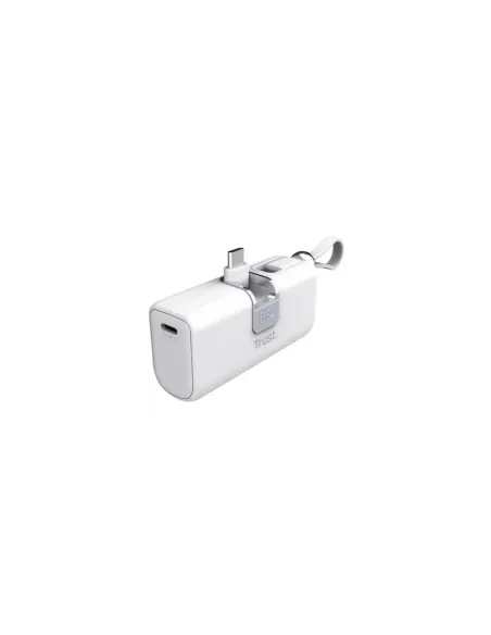 Powerbank 5000mAh Trust Pacto 26105/ 18W/ Blanca