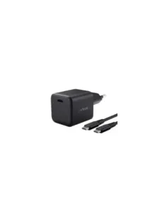 Cargador de Pared GaN Trust Gaming GXT 1258 Switch 2/ 1xUSB Tipo-C/ Incluye Cable USB Tipo-C/ 65W