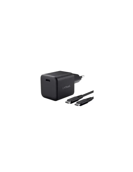Cargador de Pared GaN Trust Gaming GXT 1258 Switch 2/ 1xUSB Tipo-C/ Incluye Cable USB Tipo-C/ 65W