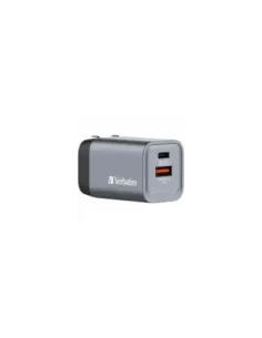 Cargador de Pared Universal GaN para Viaje Verbatim GNC-35/ 1xUSB Tipo-C/ 1xUSB/ 35W