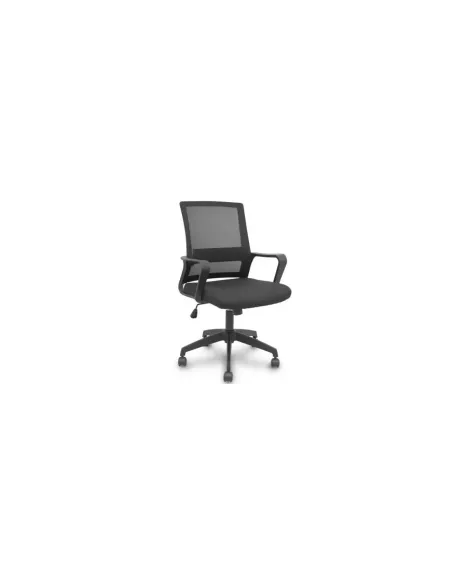 Silla de Oficina Piqueras y Crespo Ergo535 535BNDW00RN/ Negra