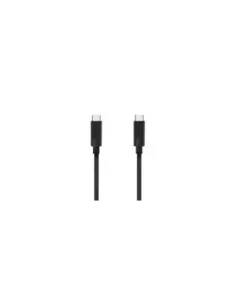 Cable USB 3.2 Tipo-C Aisens A107-0706 5GBPS 3A 60W/ USB Tipo-C Macho - USB Tipo-C Macho/ Hasta 60W/ 5Gbps/ 4m/ Negro