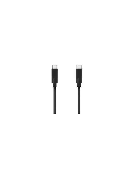 Cable USB 3.2 Tipo-C Aisens A107-0706 5GBPS 3A 60W/ USB Tipo-C Macho - USB Tipo-C Macho/ Hasta 60W/ 5Gbps/ 4m/ Negro