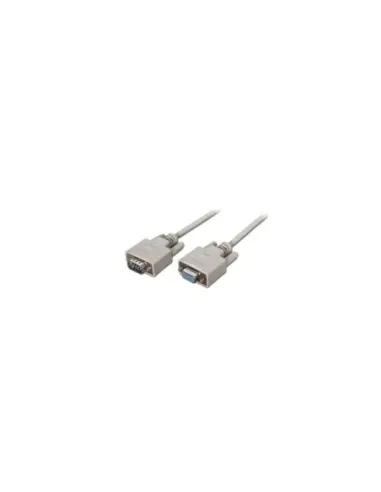 Cable Serie RS232 Aisens A112-0065/ DB9 Macho - DB9 Hembra/ Hasta 0.15W/ 1.6Mbps/ 1.8m/ Beige