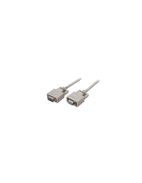 Cable Serie RS232 Aisens A112-0065/ DB9 Macho - DB9 Hembra/ Hasta 0.15W/ 1.6Mbps/ 1.8m/ Beige