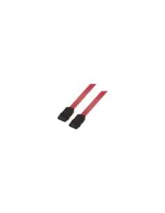 Cable SATA Aisens A130-0153/ SATA Hembra - SATA Hembra/ Hasta 0.1W/ 768Mbps/ 50cm/ Rojo