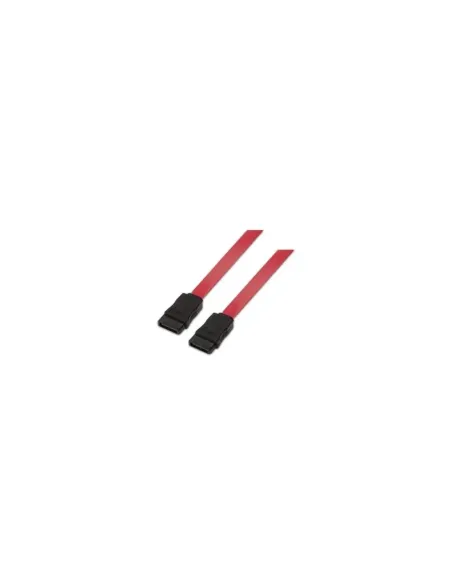 Cable SATA Aisens A130-0153/ SATA Hembra - SATA Hembra/ Hasta 0.1W/ 768Mbps/ 50cm/ Rojo