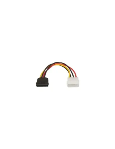 Cable Alimentación SATA Aisens A131-0158/ Molex 4 PIN Macho - SATA Hembra/ Hasta 54W/ 16cm