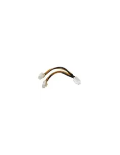 Cable Alimentación para Microprocesador Aisens A131-0166/ Molex 4+4 PIN Macho - Molex 4 PIN Hembra/ Hasta 54W/ 15cm