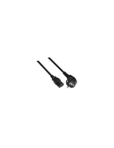 Cable Alimentación Aisens A132-0169/ CEE(7-7) Macho - C13 Hembra/ Hasta 1500W/ 5m/ Negro