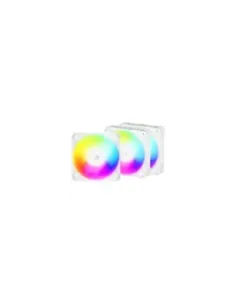 Pack de 3 Ventilador Arctic P12 Pro Reverse A-RGB/ 12cm/ Blanco