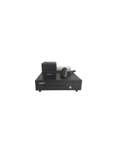 Pack para TPV Approx appPOSPACK4180-2D/ Cajón Portamonedas + Impresora Térmica de Tickets + Lector de Códigos + Rollos Térmicos