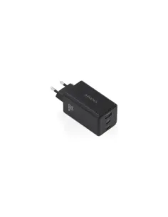Cargador de Pared GaN Aisens ASCH-100W3P052-BK/ 2xUSB Tipo-C/ 1xUSB/ 100W