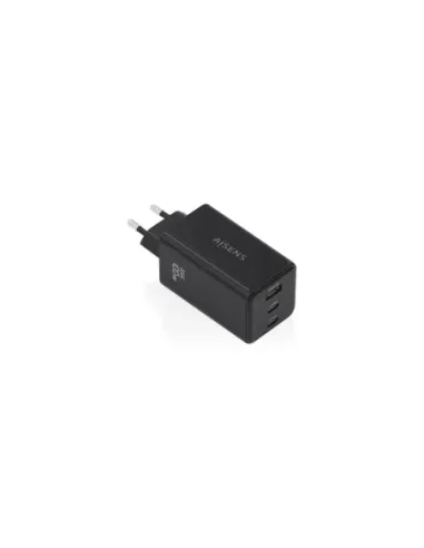 Cargador de Pared GaN Aisens ASCH-100W3P052-BK/ 2xUSB Tipo-C/ 1xUSB/ 100W