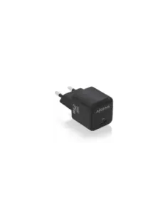 Cargador de Pared GaN Aisens ASCH-25W1P013-BK/ 1xUSB Tipo-C/ 25W