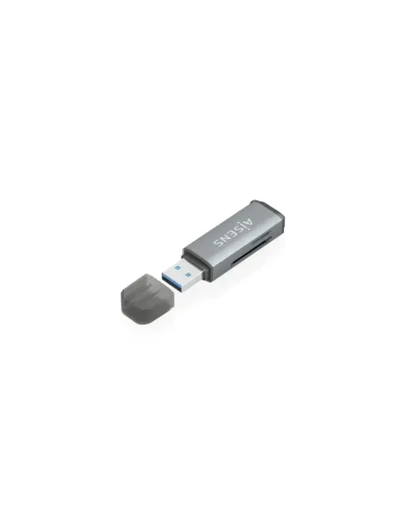 Lector de Tarjetas Externo Aisens ASCR-2A09-GR/ USB 3.1