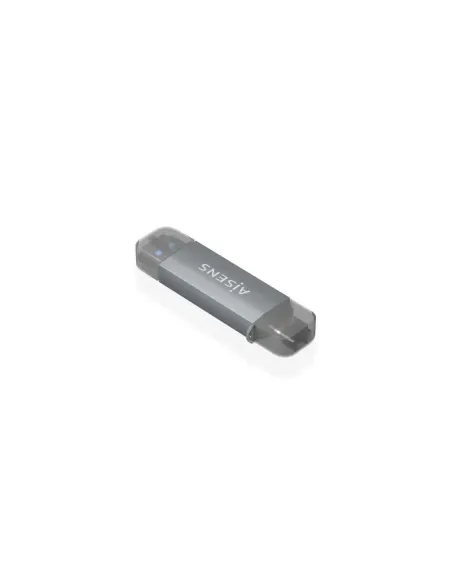Lector de Tarjetas Externo Aisens ASCR-2AC08-GR/ USB 3.1