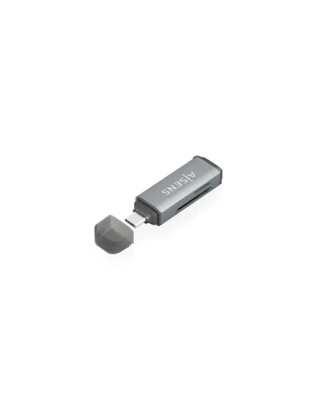 Lector de Tarjetas Externo Aisens ASCR-2C10-GR/ USB 3.1