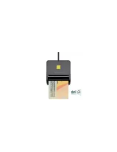 Lector de DNI Aisens ASCR-SN01-BK/ USB 2.0/ Negro