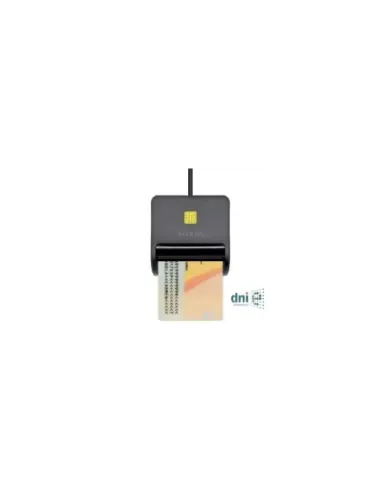 Lector de DNI Aisens ASCR-SN01-BK/ USB 2.0/ Negro