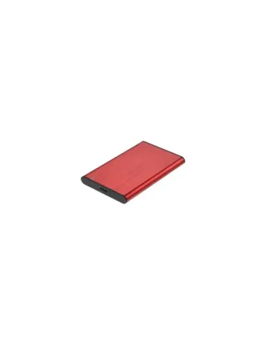 Caja Externa para Disco Duro de 2.5" Aisens ASE-2525RED/ USB 3.1/ Sin tornillos