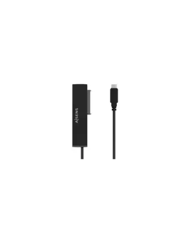 Adaptador para Discos Duros 2.5"/3.5" Aisens ASE-35C02B/ USB Tipo-C - SATA/ con Alimentador