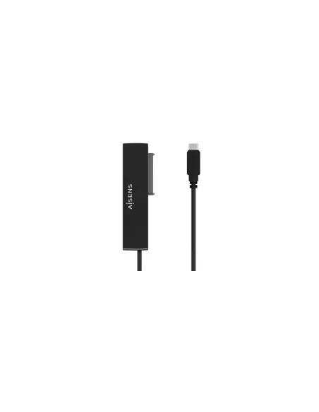Adaptador para Discos Duros 2.5"/3.5" Aisens ASE-35C02B/ USB Tipo-C - SATA/ con Alimentador