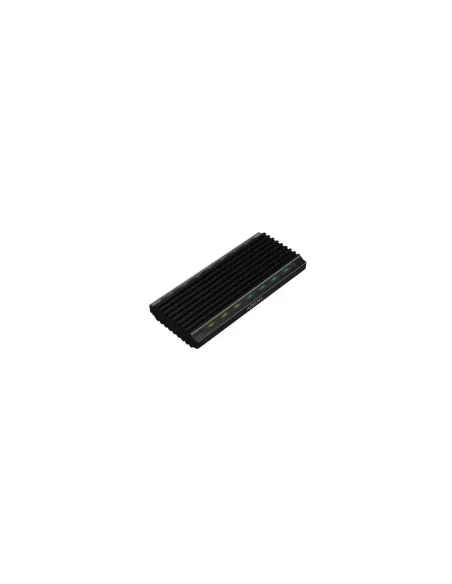 Caja Externa para Disco SSD M.2 SATA/NVMe Aisens ASM2-RGB012B/ USB 3.2/ Sin tornillos